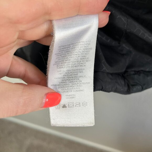 Columbia Mens Black Quilted Hooded Down Filled Jacket Size M - Picture 13 of 16